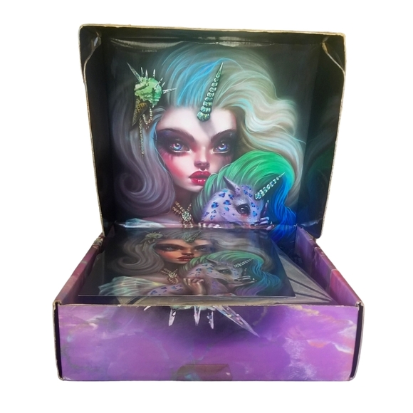 NWT Unicorn Cosmetics Brushes Ultimate Unicorn Kit Pastel Rainbow Brushes - Picture 3 of 10